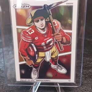 2024 Panini Prizm Manga Brock Purdy Novelty Custom Card